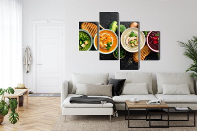 Ljuddämpande tavla - Vegetable cream soups