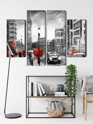 Ljuddämpande tavla - London street view