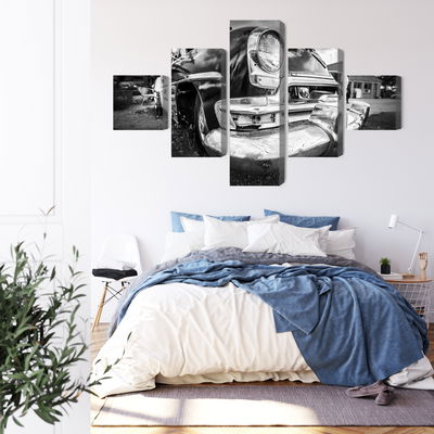 Ljuddämpande tavla - Black and white american