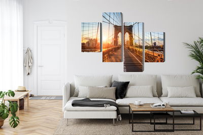 Ljuddämpande tavla - Brooklyn bridge in New York