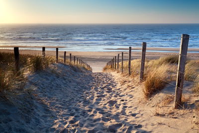 Ljuddämpande tavla - North sea beach 3d