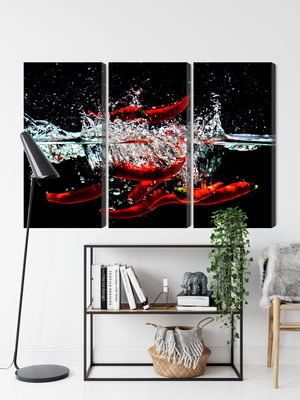 Ljuddämpande tavla - Chili in water