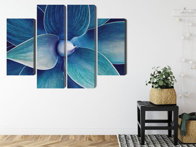 Ljuddämpande tavla - Top view of the plant