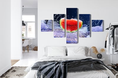 Ljuddämpande tavla - Watermelon on ice