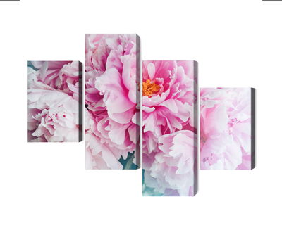 Ljuddämpande tavla - 3d peony bouquet