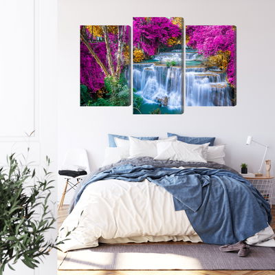 Ljuddämpande tavla - A waterfall in the fall