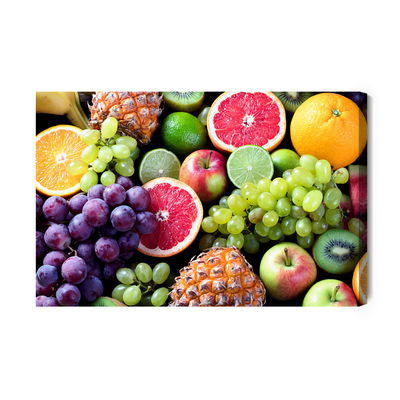 Ljuddämpande tavla - Beautiful fruits close up