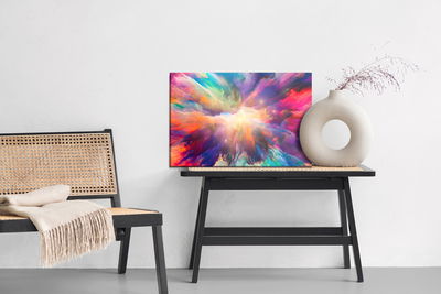 Ljuddämpande tavla - An abstract explosion