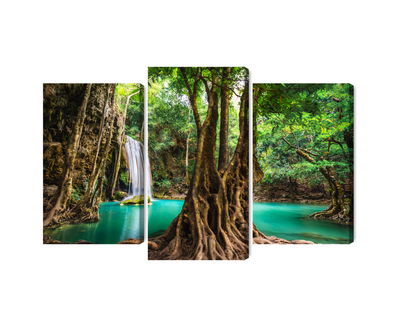 Ljuddämpande tavla - Erawan waterfalls