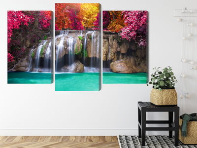 Ljuddämpande tavla - A waterfall in the deep