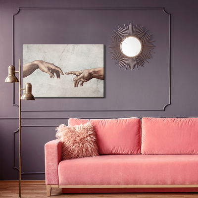 Ljuddämpande tavla - The creation of adam