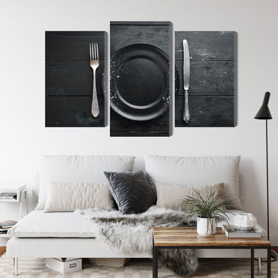 Ljuddämpande tavla - Vintage tableware