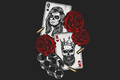 Ljuddämpande tavla - Death cards