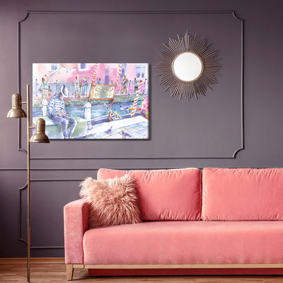 Ljuddämpande tavla - Painted venice