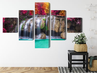 Ljuddämpande tavla - A waterfall in the deep