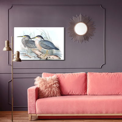 Ljuddämpande tavla - Birds over the water