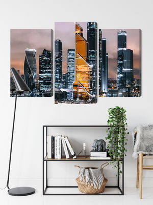 Ljuddämpande tavla - Panorama of moscow city