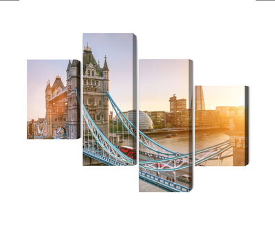 Ljuddämpande tavla - Tower bridge at sunrise