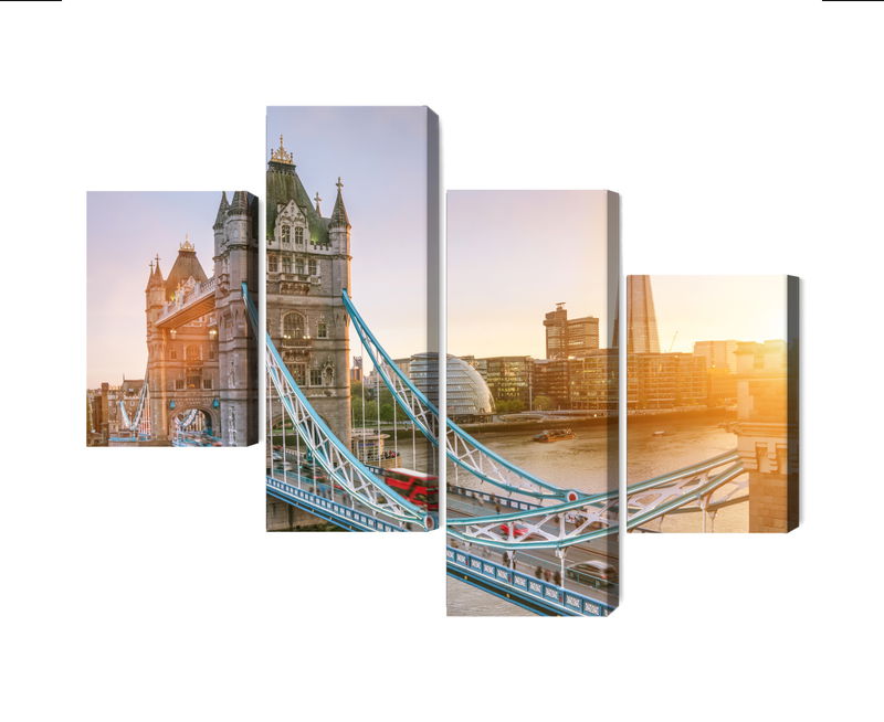 Ljuddämpande tavla - Tower bridge at sunrise
