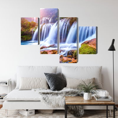 Ljuddämpande tavla - Jiulong waterfall in luoping