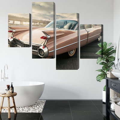 Ljuddämpande tavla - Vintage style car