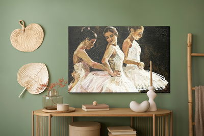 Ljuddämpande tavla - Three ballerinas