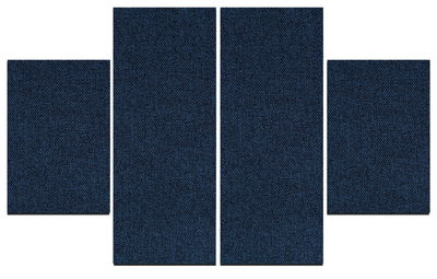 Ljudabsorbent till vägg - Wall 4-parts one