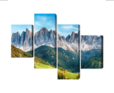 Ljuddämpande tavla - Dolomites mountain range