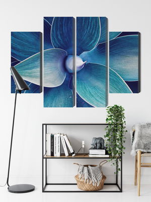 Ljuddämpande tavla - Top view of the plant