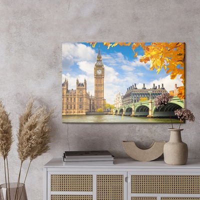 Ljuddämpande tavla - View of big ben in London