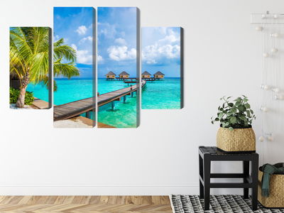 Ljuddämpande tavla - Floating houses