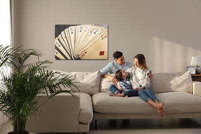 Ljuddämpande tavla - Old deck top view