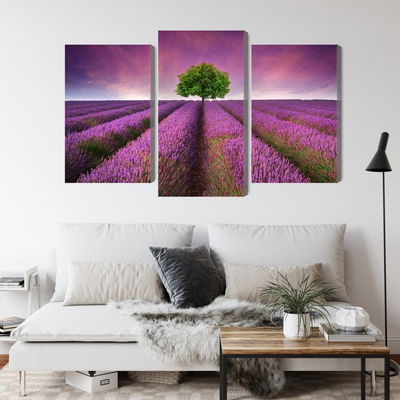 Ljuddämpande tavla - A tree in the middle of a 3d