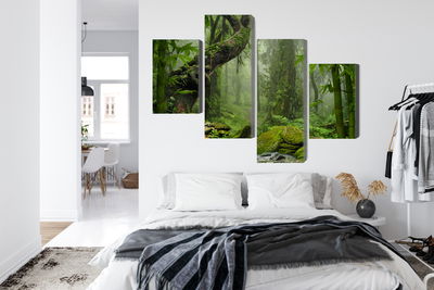 Ljuddämpande tavla - The green of the rain forest