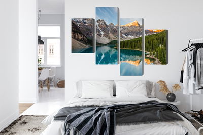 Ljuddämpande tavla - Canadian Moraine Lake 3d