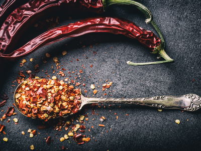 Ljuddämpande tavla - Dried chili peppers