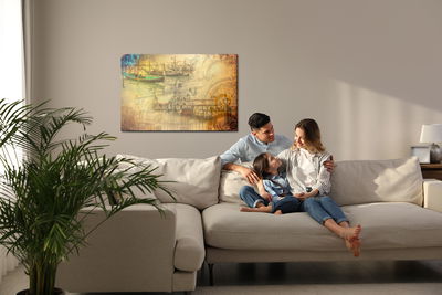 Ljuddämpande tavla - Venetian charms in vintage