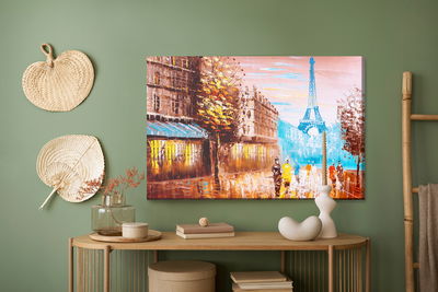 Ljuddämpande tavla - An abstract view of Paris