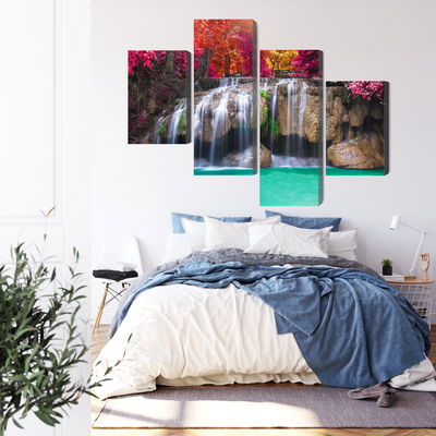 Ljuddämpande tavla - A waterfall in the deep