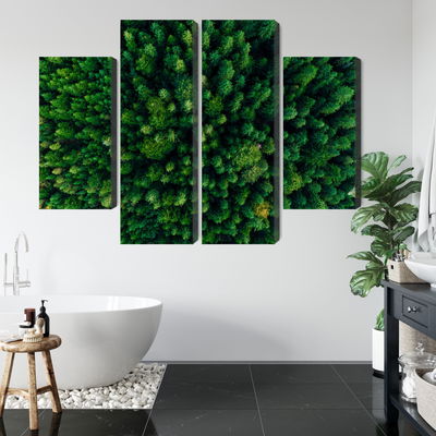 Ljuddämpande tavla - Aerial view of the green