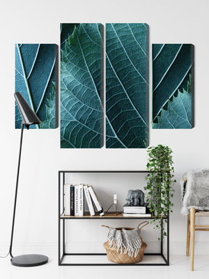 Ljuddämpande tavla - Leaves in a macro scale