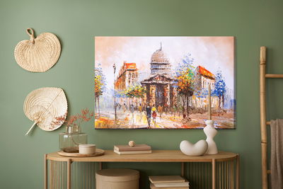 Ljuddämpande tavla - Paris streets as painted