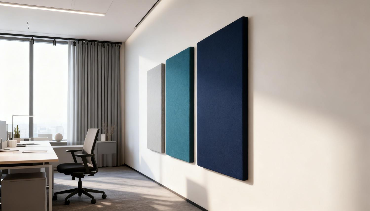 Ljudabsorbera en vägg