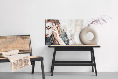 Ljuddämpande tavla - Portrait of a girl