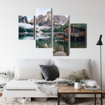 Ljuddämpande tavla - A cottage on the italian