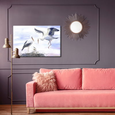 Ljuddämpande tavla - Stroch in aqaurell colours