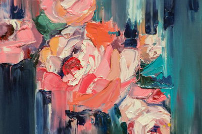 Ljuddämpande tavla - An abstract painting