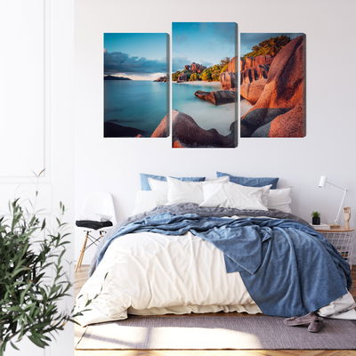 Ljuddämpande tavla - Beach in seychelles