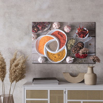 Ljuddämpande tavla - Colorful spicy spices