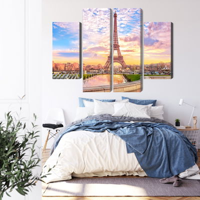 Ljuddämpande tavla - Eiffel tower in Paris